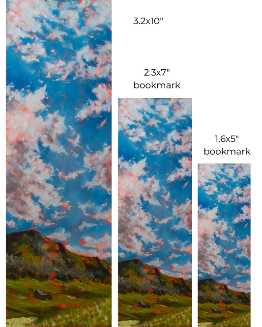 A Summer Afternoon Print - Sunny Day Colorado Landscape Painting Print or Bookmark